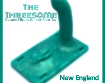 The Threesome - Custom Silicone Grinder Toy Dildo for Clitoral and G Spot Stimulation