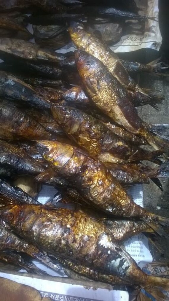 8 pieces of dried smoked Herring fishAmane. Etsy