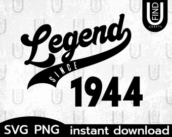 Download Vintage 1944 Svg Almost All Original Parts Svg And Png File Funny Quotes Svg Vintage 1944 Birthday Svg Great For Vinyl Prints Art Collectibles Vadel Com