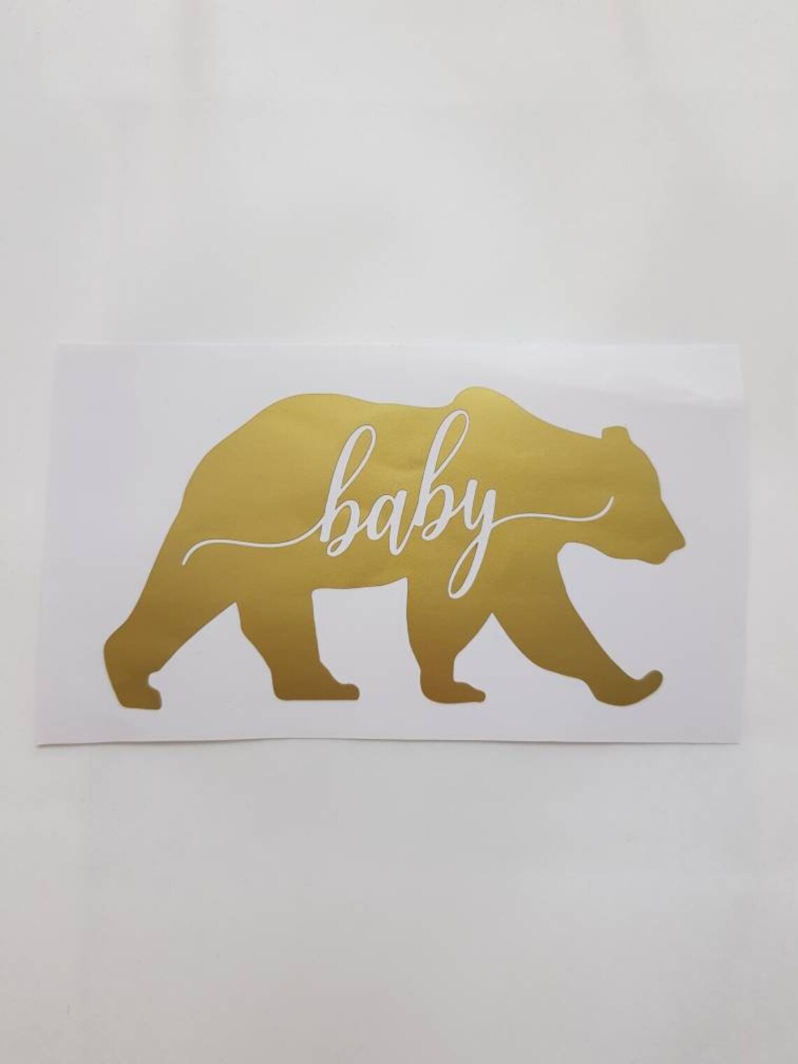 Baby bear decal sticker personalise your baby gifts DIY new Etsy