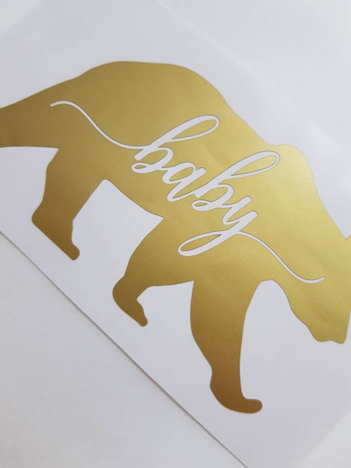 Baby bear decal sticker personalise your baby gifts DIY new Etsy