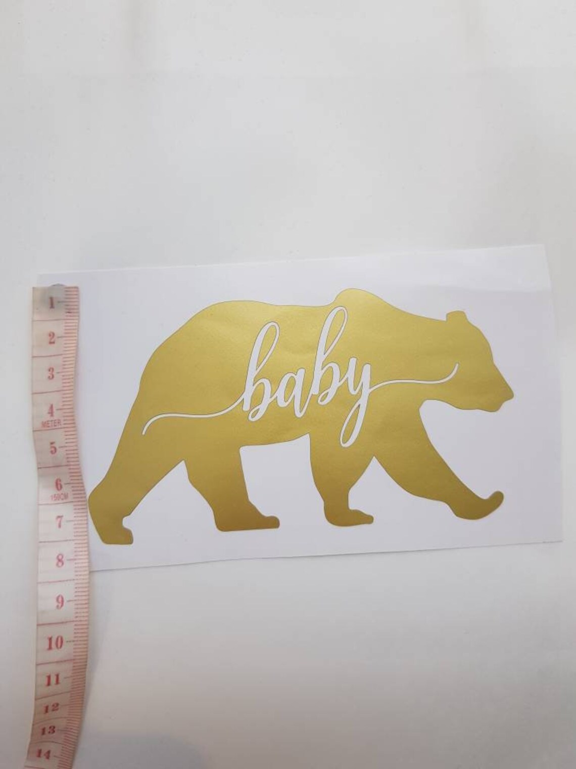 Baby bear decal sticker personalise your baby gifts DIY new Etsy