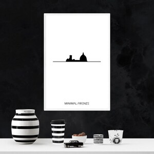 Florence - Firenze - Art print - Wall art - Digital print - Tuscany - Italy - Minimal- Art - Quotes - Wallpaper - Dome - Design - Cathedral