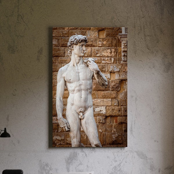 Florence - Art print - Wall art - Digital print - David - Tuscany - Italy - Photography - Art - Statue - Wallpaper - Michelangelo