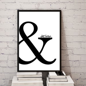 Design - Art print - Wall art - Digital print - Quote - Minimal - Design - Home - Poster  - White - Black - Minimalism - Home - Decor