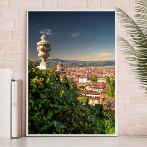 Florence - Firenze -Art print - Wall art - Digital print - Panorama - Tuscany - Italy - Photography - Art - Cathedral - Dome - City - Spring