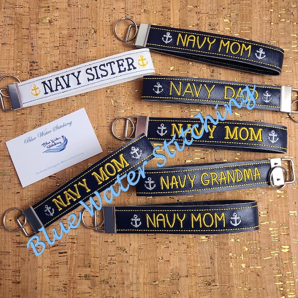 Key Fobs Custom:  Military, Navy, Marines, Army, Coast Guard, Air Force, special occasions, custom words,