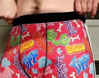 Naughty Words Furry Themed Boxer Briefs