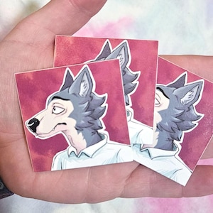 Emo Twink Wolf Sticker