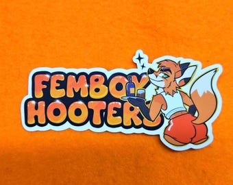 Femboy Hooters Sticker