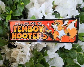Femboy Hooters Bumper Sticker