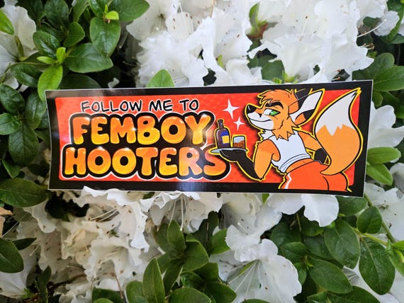 Femboy Hooters Bumper Sticker
