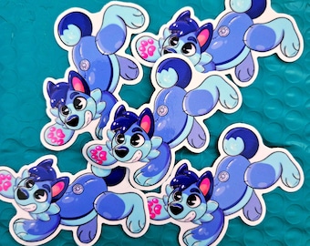 Puppy Pool Toy sticker