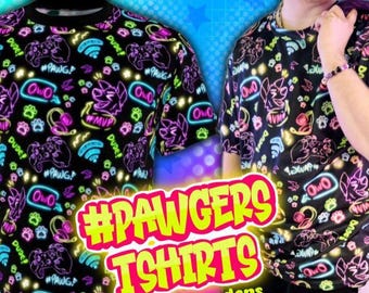 PAWGERS All over print  furry shirt
