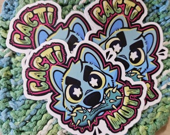 Cactimutt Sticker