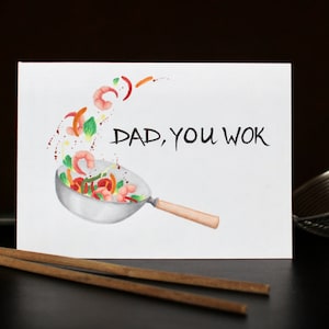 Papa, tu | Sauté | fête des pères | | d’anniversaire Carte