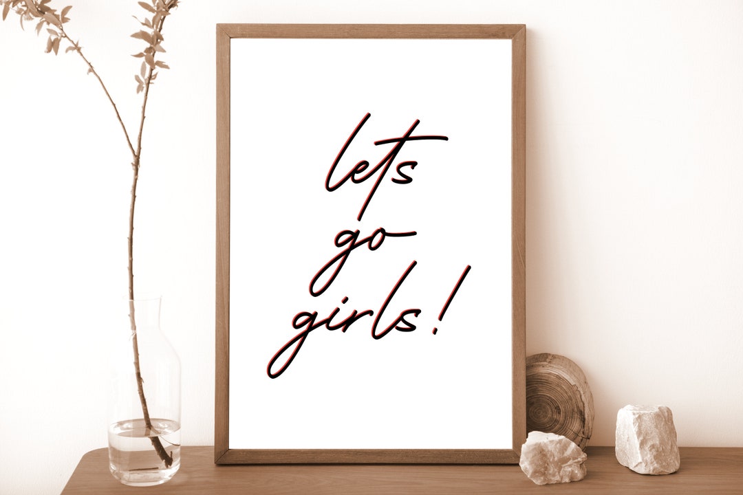 Lets Go Girls Shania Twain Lyric Poster Downloadable Printable Print A1 ...