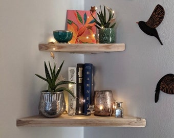 Corner floating shelves/ set of 3