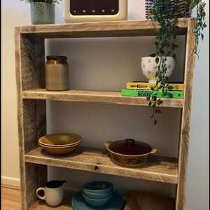 Scaffold board bookcases