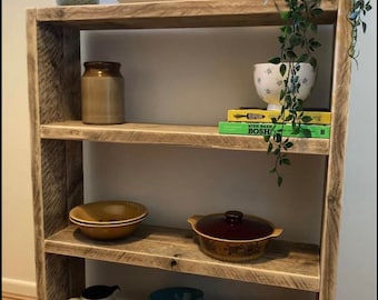 Reclaimed scaffolding boards. Bookcase / storage unit