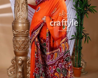 Timeless Hand Batik Cotton Saree