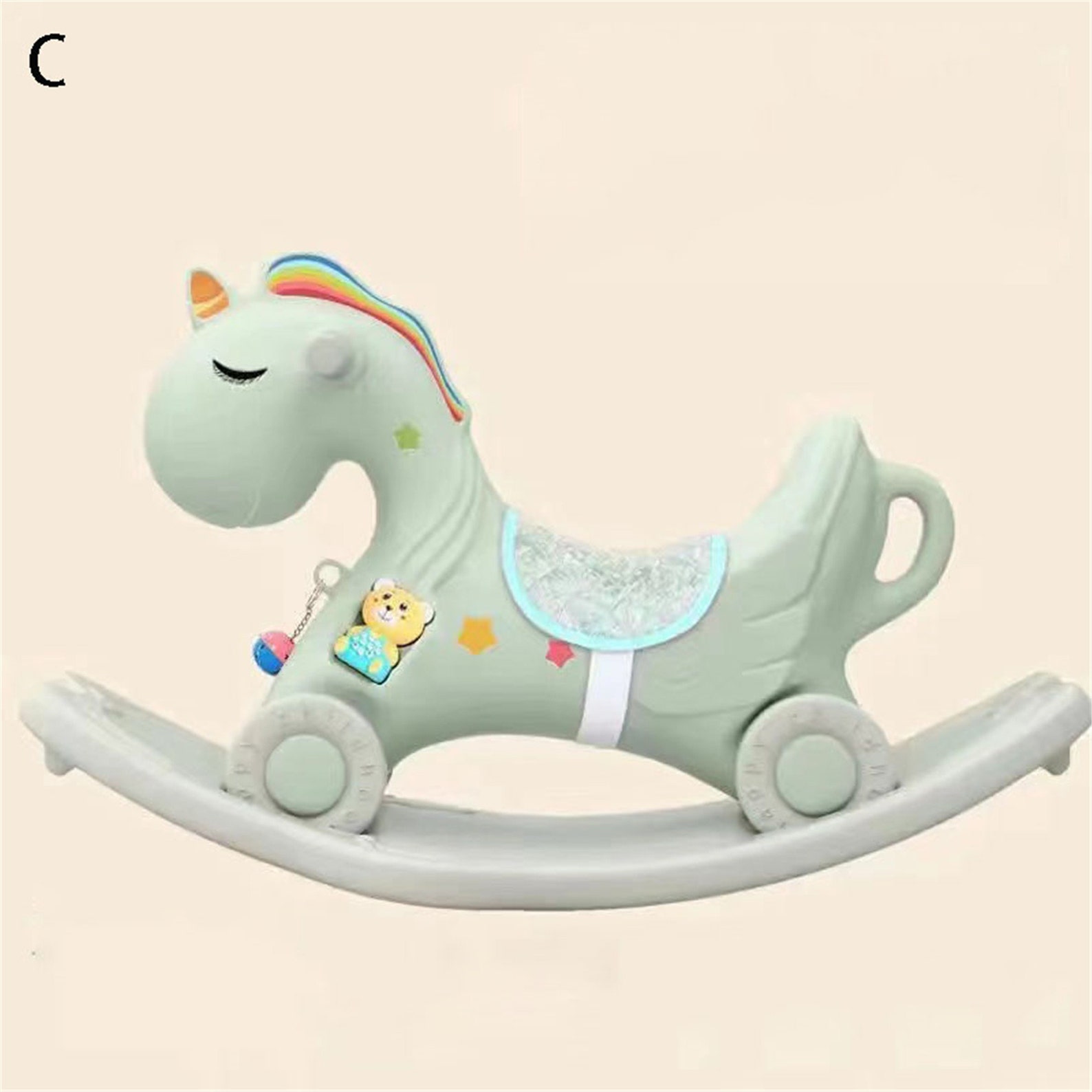 Baby Rocking Horse Spring Toys Ride Unicorn Ride on Toy for Etsy