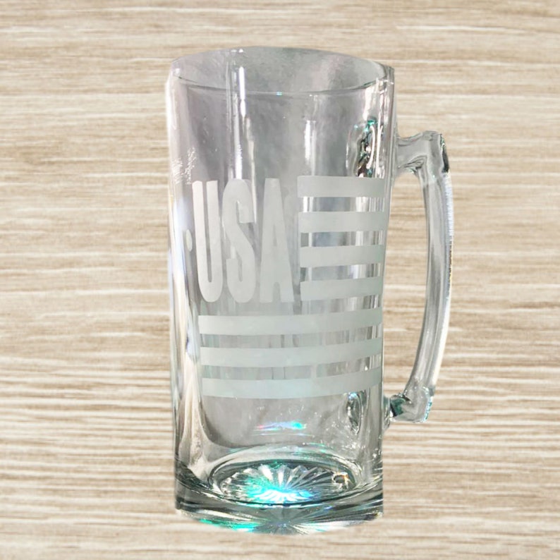 Frosted Glass Stein