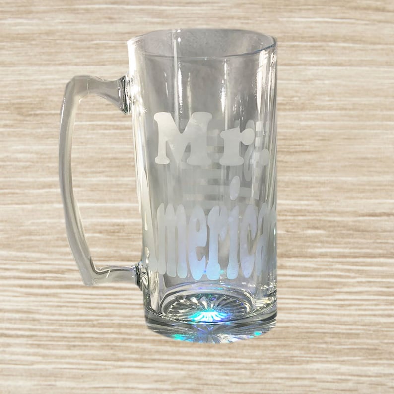 Frosted Glass Stein