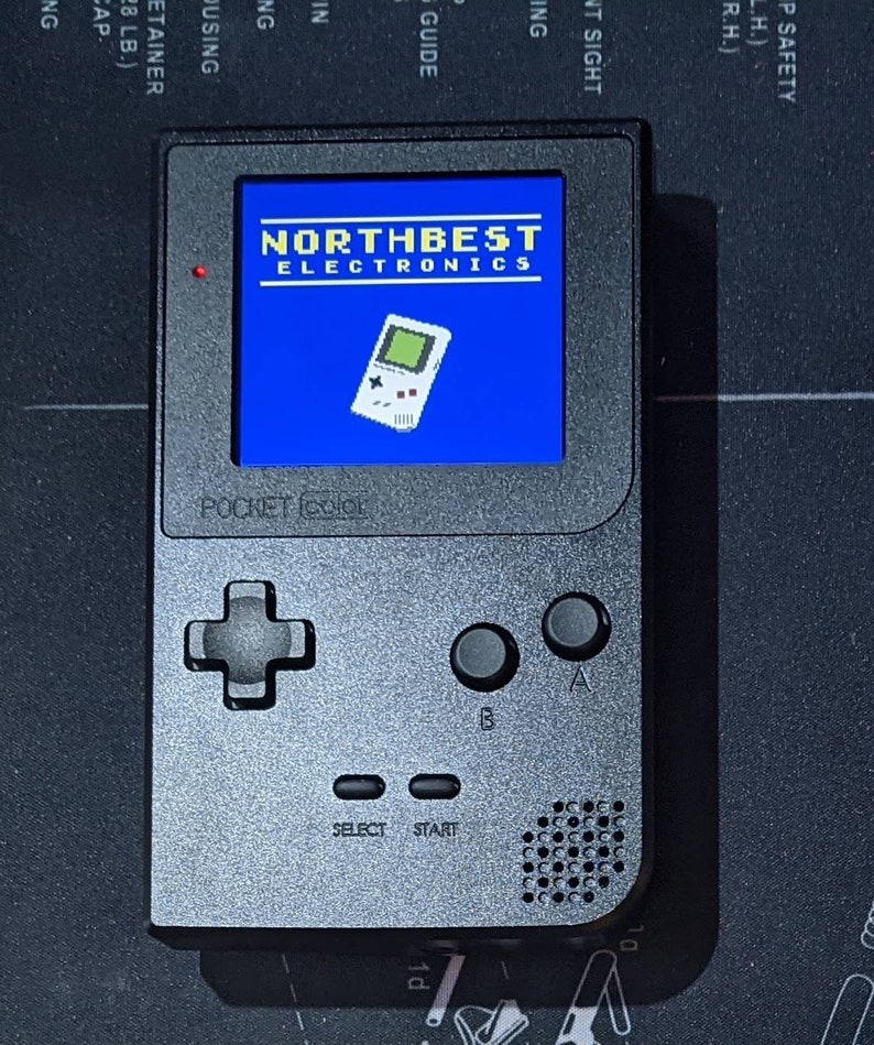 Custom Aluminum Gameboy Pocket Color With Funny Playing Q5 Ips Etsy