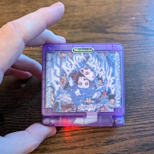 ゲームボーイアドバンスSP 完全組み立て済みコンソール。Raspberry pi zero 2w。GBAsp 任天堂ハンドヘルド。折りたたみ式。フルSDカード付属