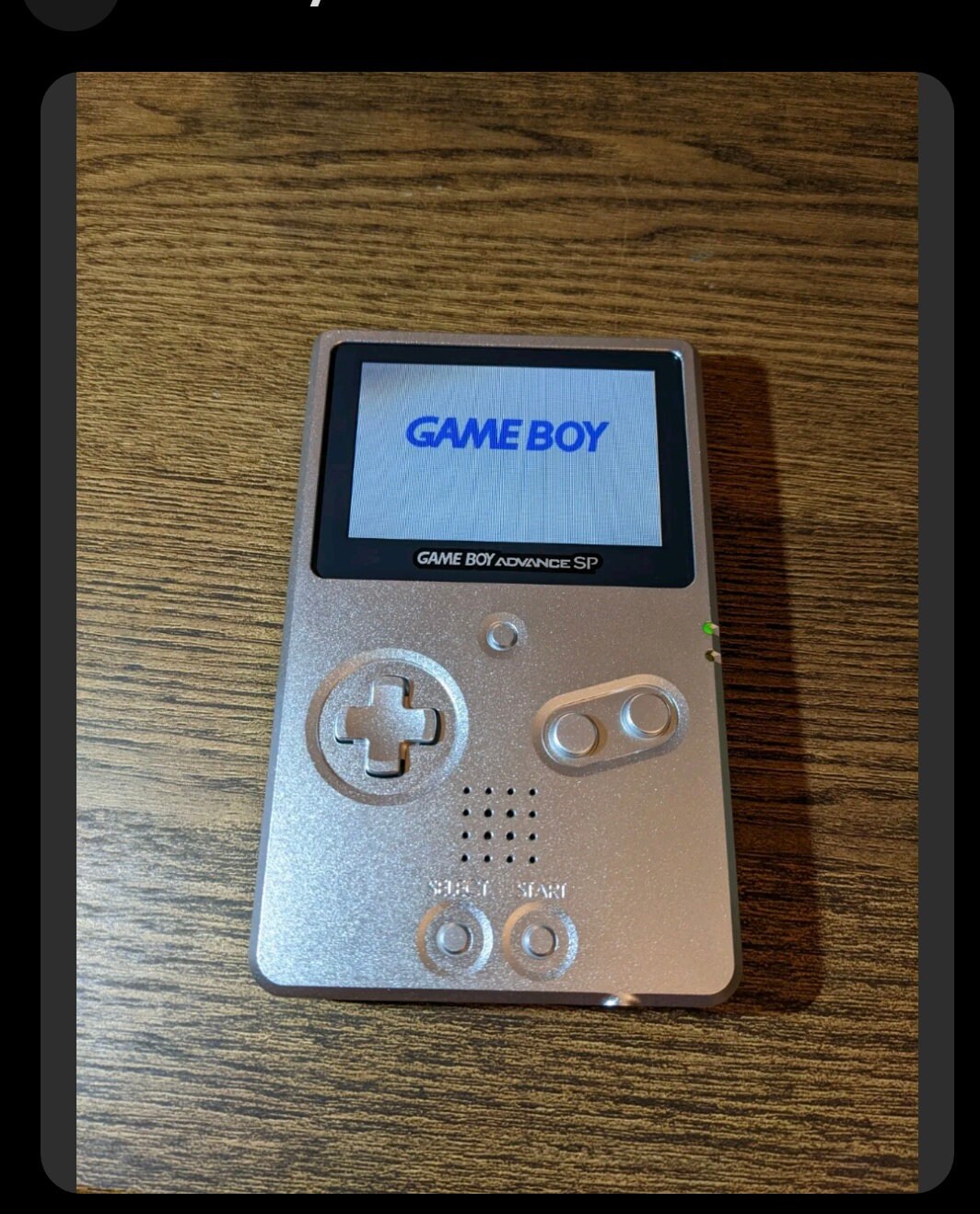 携帯用ゲーム機本体 Game Boy Advance SP Slate Shell Game Boy Advance SP Slate Shell + Backlight Kit by Makho