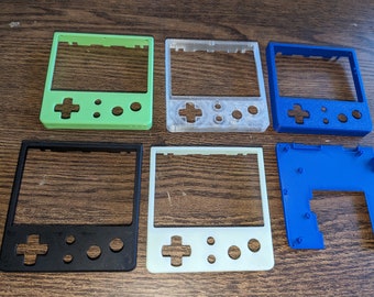 Gameboy Advance SP Gacha design. Assemble your own kit. Choose your color. Choose aluminum front. Full uncut gba sp motherboard fits inside!