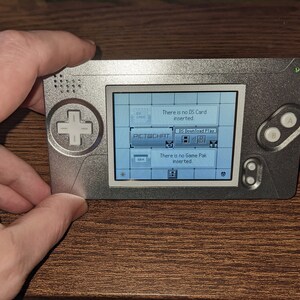 Gameboy Macro. Nintendo ds lite has been converted to Gameboy advance  w/ aluminum faceplate. Beautiful condition.