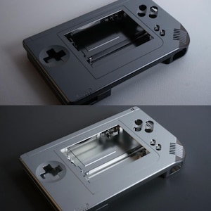 Aluminum Ds Lite Macro DMG style. Pick Your Own Custom. backlit screen, Boxy Pixel shell. Lithium battery, usb-c charging