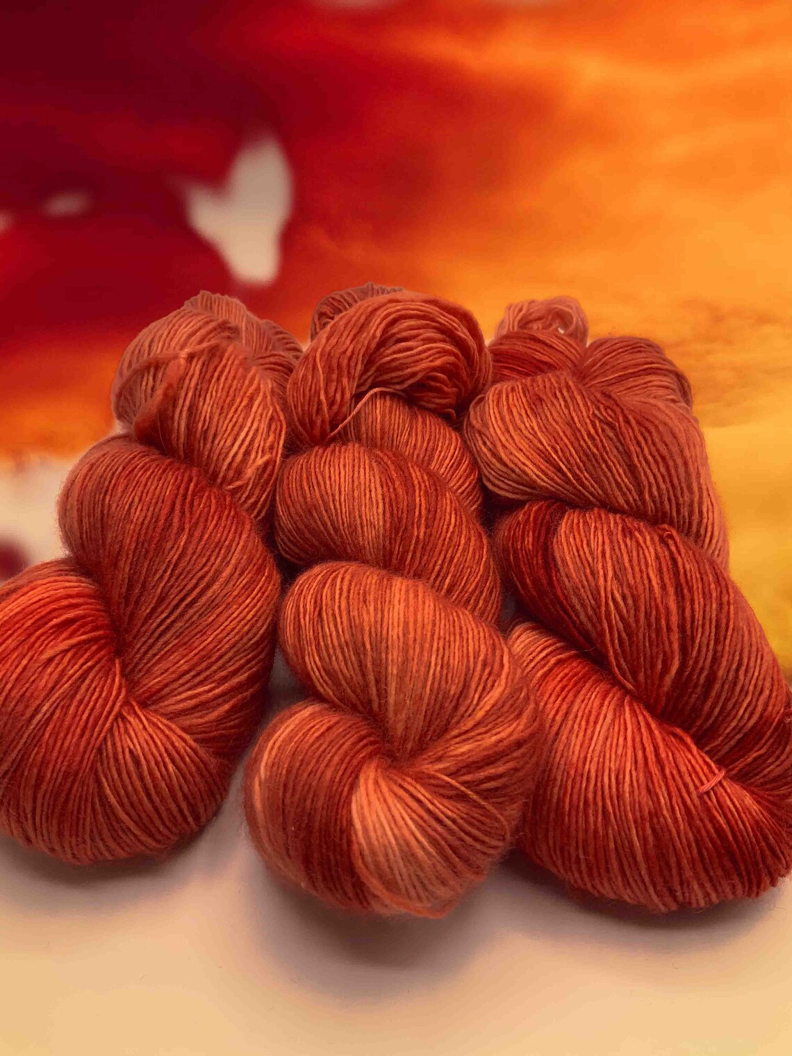 Hand dyed wool/yarn single yarnknitting woolcrochet yarn Etsy