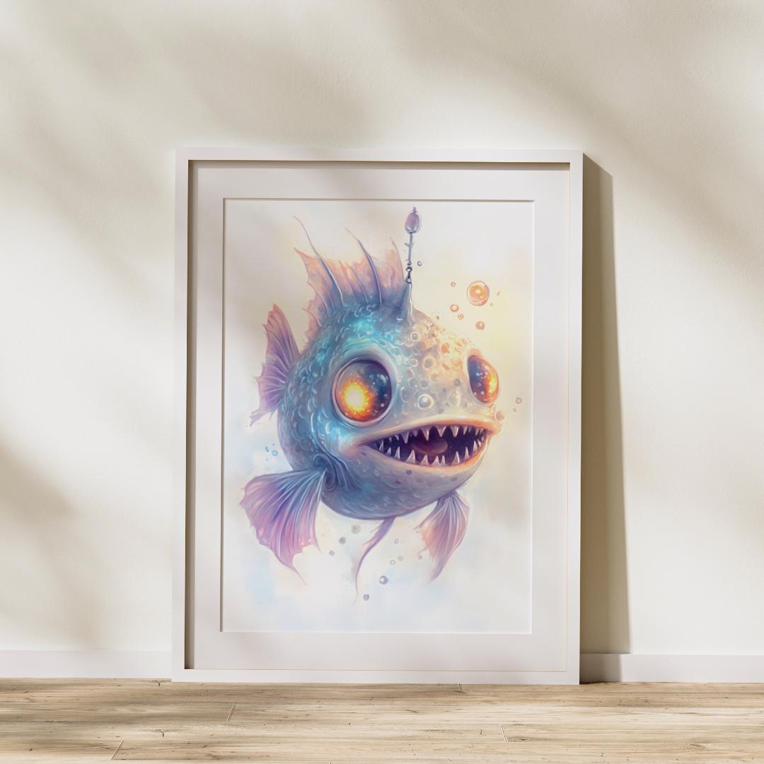 Schilderij zeeduivel - Etsy België, image size:1080x1080