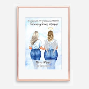 Custom Memorial Print: Friend Remembrance Gift (Digital File)