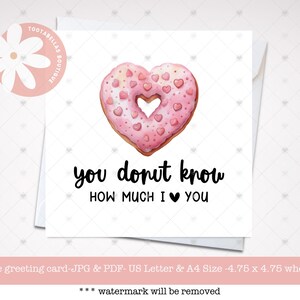 Carte à imprimer, carte de Saint-Valentin drôle, tu sais combien je t'aime, jeu de mots nourriture, carte d'anniversaire de couple drôle, carte de couple ringard
