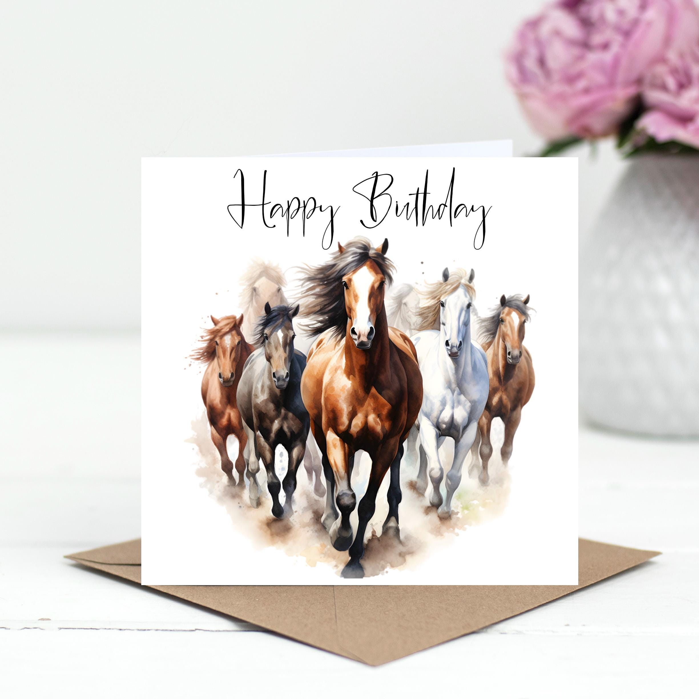 Whitman And Daughter Biglietto Di Auguri Western Con Sella – Formato 12,7x17,8 Cm, Interno Bianco, Busta Kraft Inclusa, Per Cowgirl E Amanti Dei Cavalli - 2