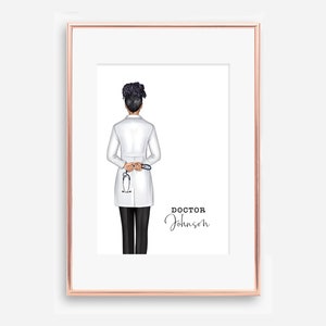 Digital File,Doctor Appreciation Gift,Doctor Thank you Gift, Gift for Doctors, Best Friend Print, Personalised Doctor Print,Gifts for Her