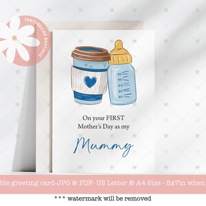 Muttertagskarte zum Ausdrucken | Benutzerdefinierte Mutter-Sohn-Andenken Karte | Druckbare Karte für Mama von Sohn | Einzigartiges Geschenk für Mama | Muttertag