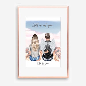 Digitale Datei, Individuelles Trauerbild, Freund Erinnerung, Beileid Geschenk, Trauer Geschenk, Trauer Geschenk, Trauer Geschenk