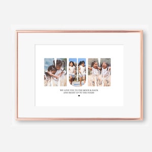 Personalized Photo Collage Art Gift for Mum (Digital Download)