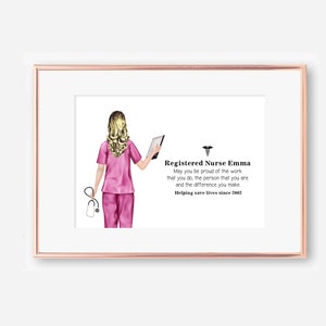 Digital File, Nurse Appreciation Gift, Nurse Thank you Gift, Gift for Nurses, Best Friend Print, Personalised Nurse Print, Gifts for Her