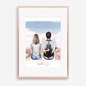 Custom Memorial Portrait: Remembrance Gift (Digital File)