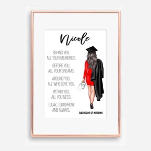 Archivo digital, regalo de graduación personalizado, regalo de graduación, regalo de graduación universitaria, regalo de graduación de secundaria, impresión de graduación personalizada