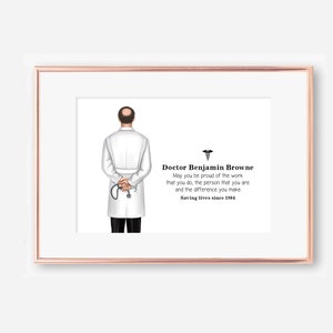 Personalized Doctor Print: Unique Thank You Gift (Digital File)