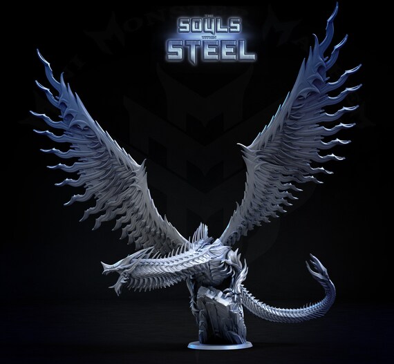 Inconel Dragon Warforged Mechano Dragon Mechanical Dragon - Etsy