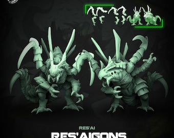 ResAigons | Wargaming | sci-fi gaming | tabletop miniatures | Nebula miniatures| valentines gift