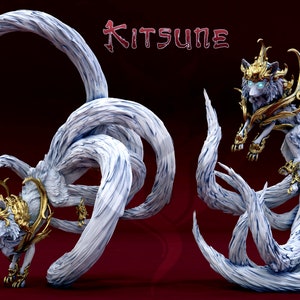 Kitsune | Warforged | Beholder | DR octopus | Steelforged | steel monsters | D&D | matrix | Dungeons and Dragons | 28mm| valentines gift